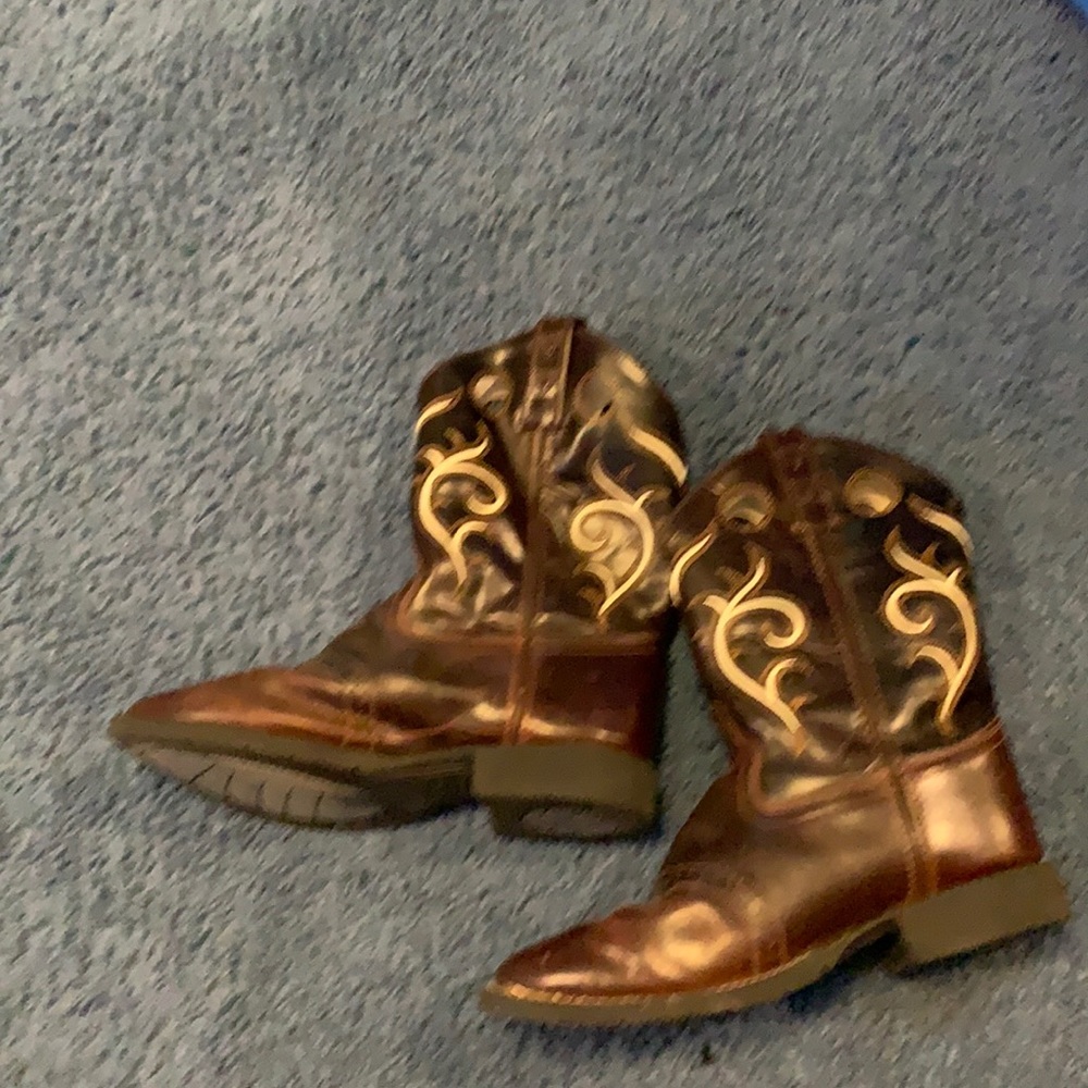 Old West Brown Cowboy Boots